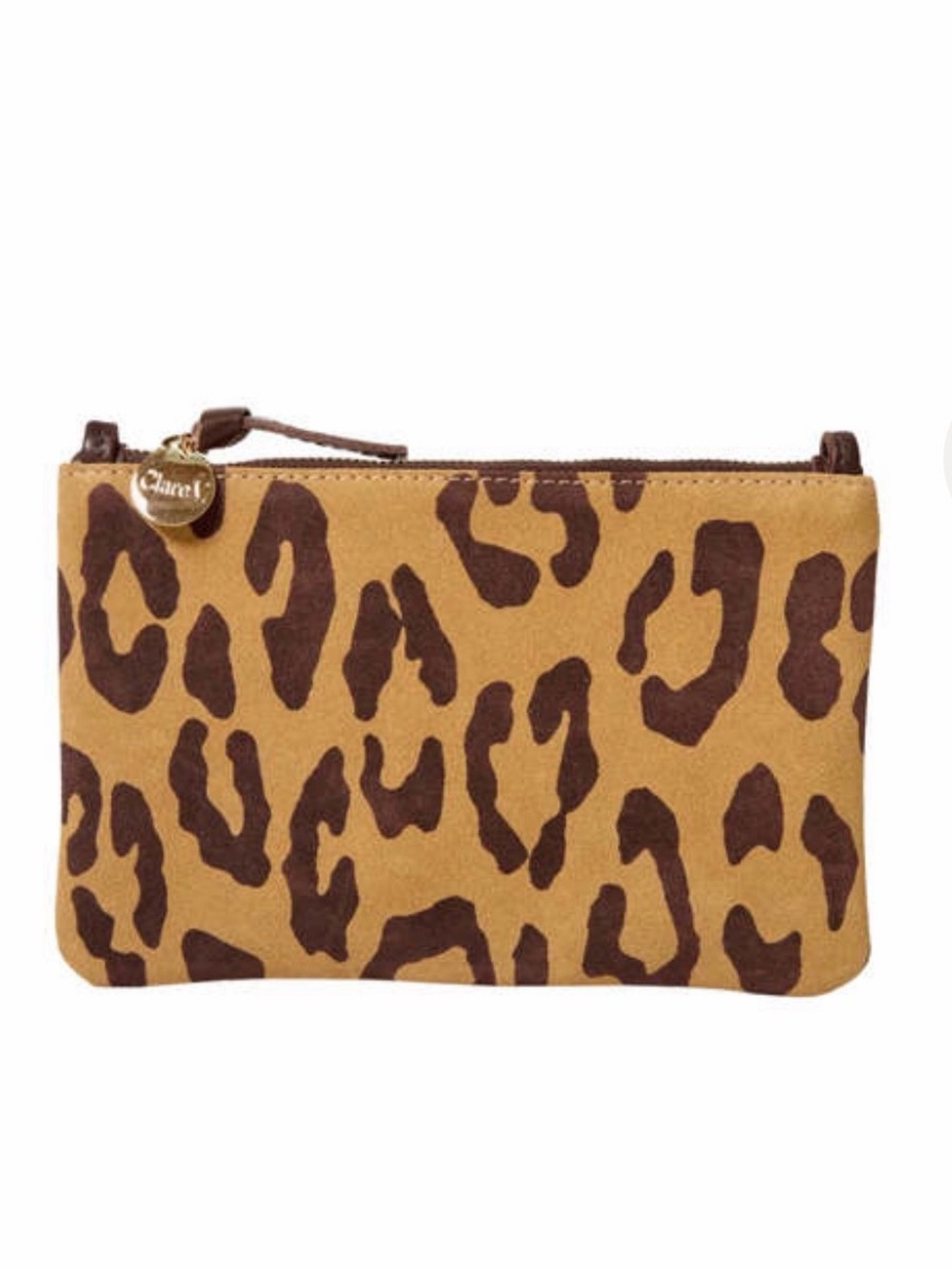 Clare V Wallet Clutch W/tabs - Pablo Cat Suede NWT